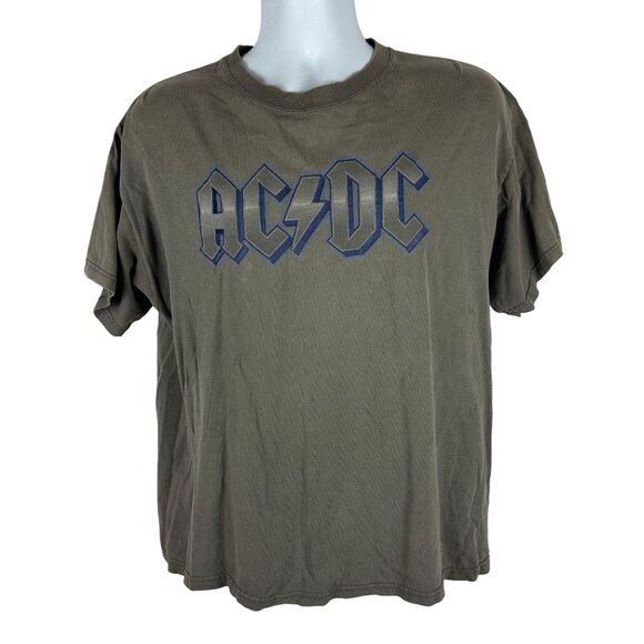 Freezee Other - AC/DC Rockwear Authentic Freezee T-Shirt Gray L 100% Cotton Mens Crewneck